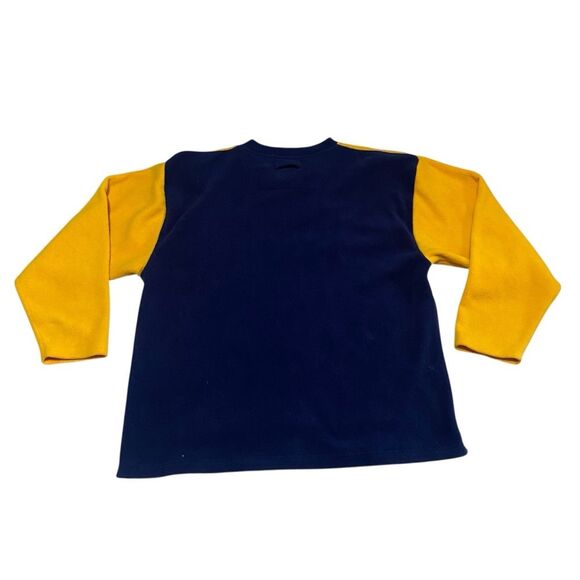 Vintage Y2k University Michigan Wolverines Fleece Sweatshirt XL Pro Edge Sport - Picture 2 of 4